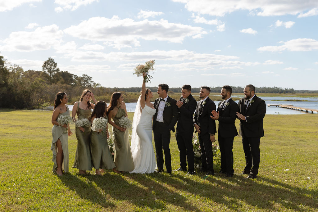 Lakeside wedding in Orlando, Florida