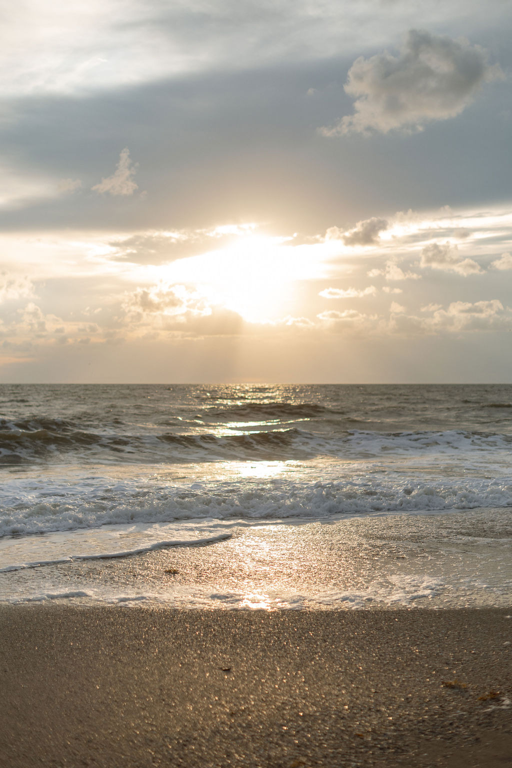 Sunrise family photo session in Melbourne Beach, Florida