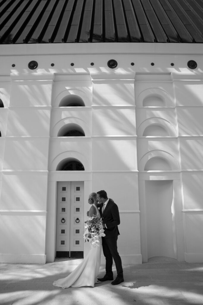 The couples first look at Windsor in Vero Beach, Florida photographed by The Deans Photography.