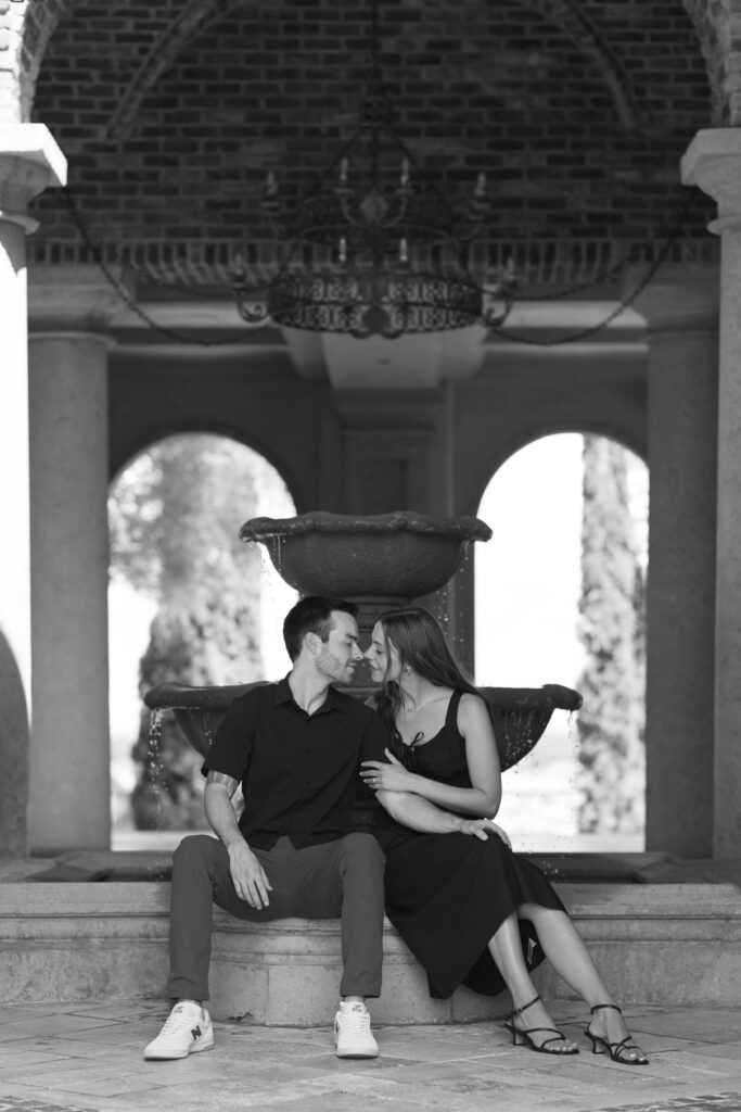 downtown engagement photos Winter Park Orlando