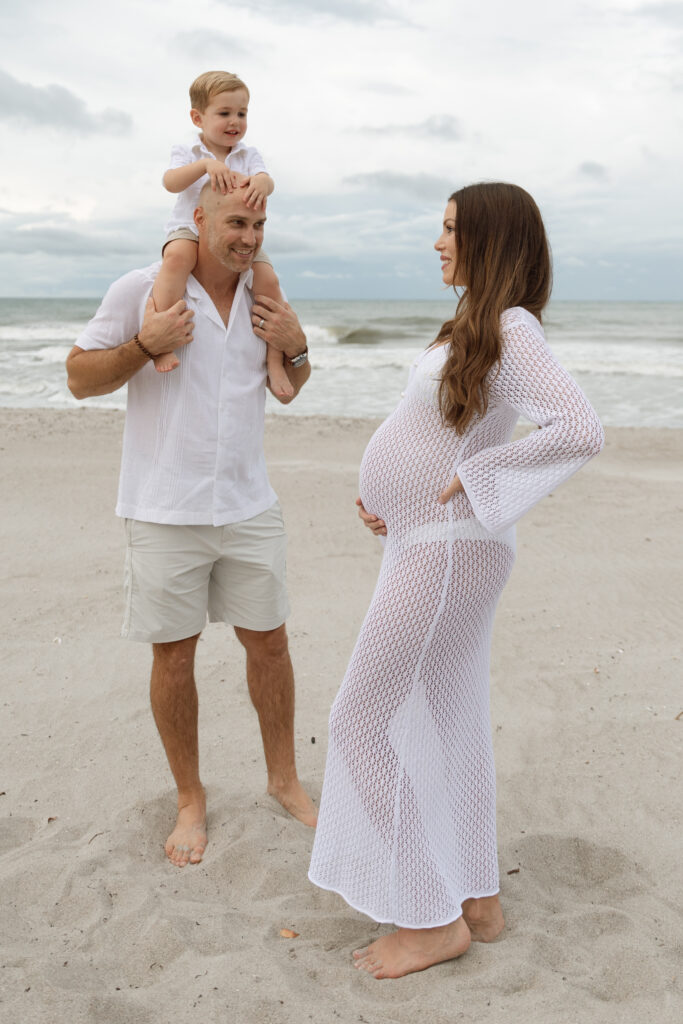 Cocoa Beach family Maternity Session