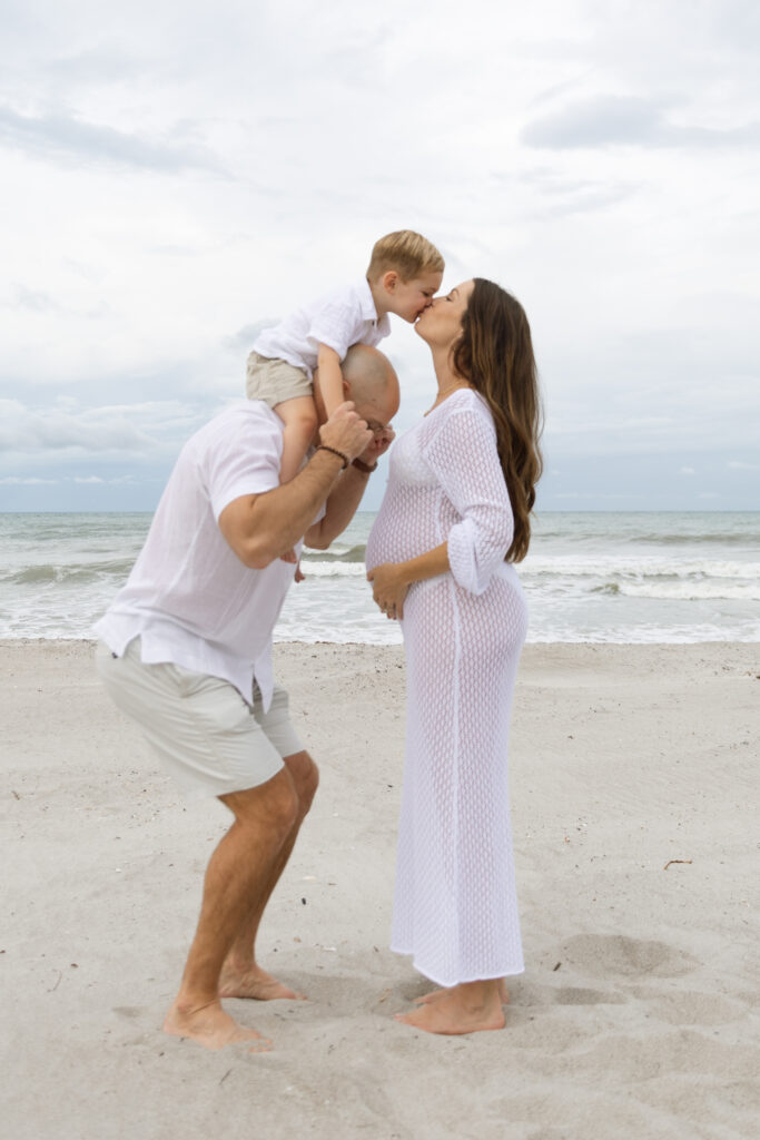 Cocoa Beach family Maternity Session photographed by The Dean Photography